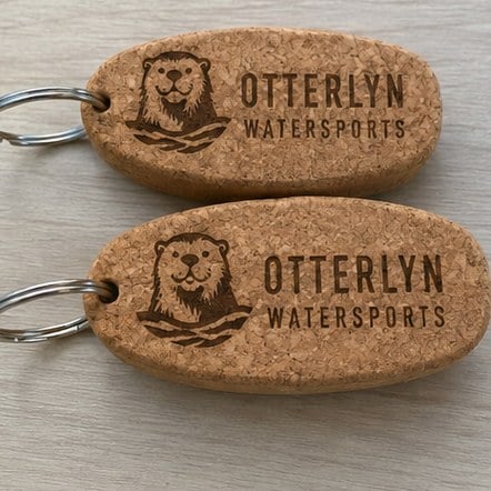 Cork & Natural Float Keychains