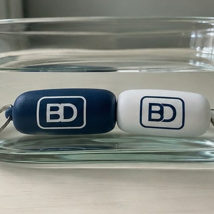 Sealed Hollow Float Keychains